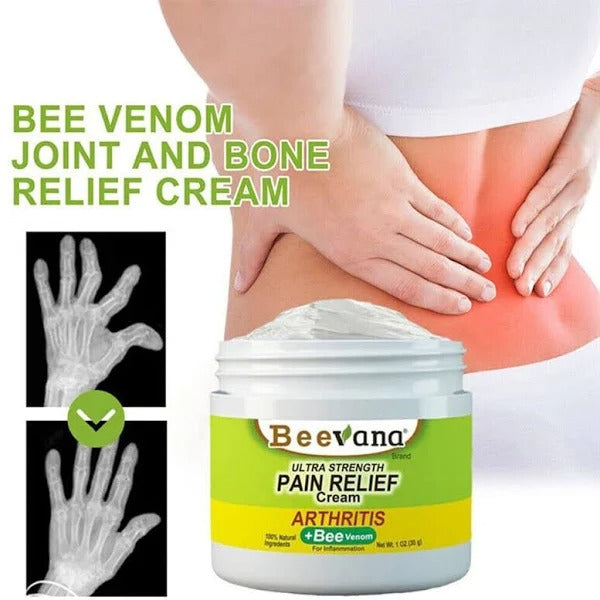 BEEVANA Pain Relief Ointment - Helpful in joint pain such as knee pain, back pain, elbow pain, neck pain, shoulder pain, and other joint discomforts (50 GM of Pack Of 2)