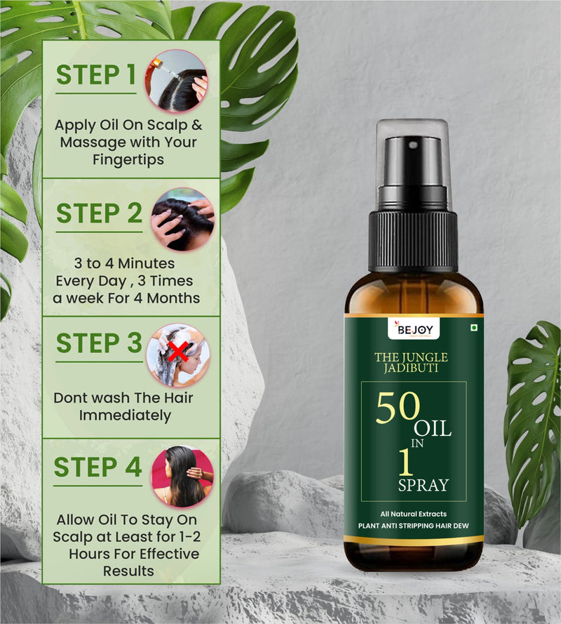 BEJOY THE JUNGLE JADIBUTI 50 1 OIL IN SPRAY ( Pack Of 2 )