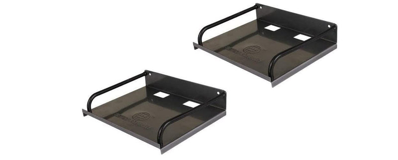 Black Die Iron Free Sky Set Top Box Shelf, For Dish TV Setup ( Pack Of 2 )