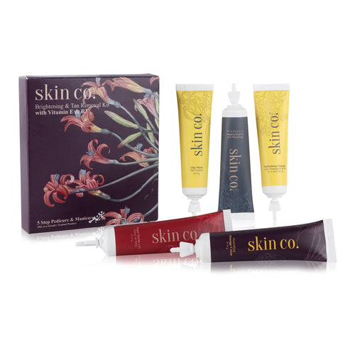 Brightening and Tan Removal Manicure and Pedicure Kit