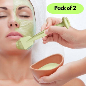1. Double Headed Face Cleansing Brush (Pack of 2)