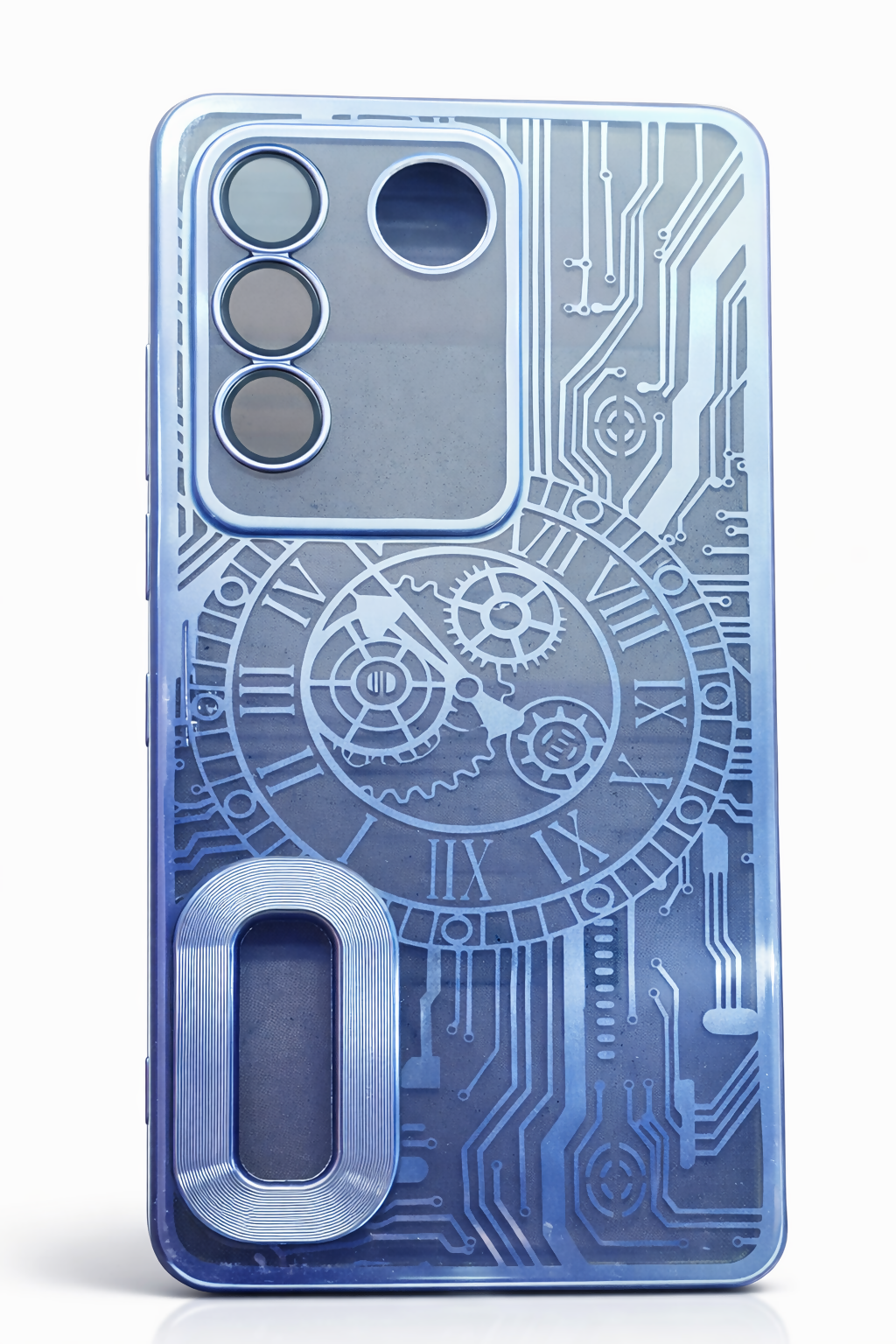 Vivo V27 Pro Blue Back Cover – Stylish Shockproof Protective Mobile Case