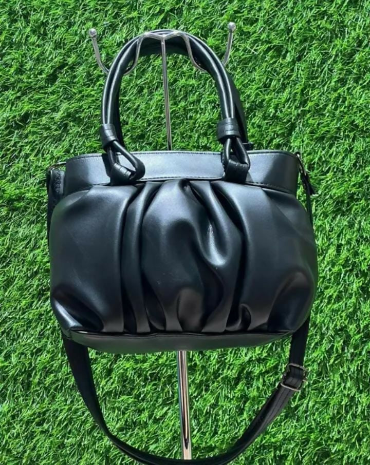 Signature Collection Ruched Tote Bag |