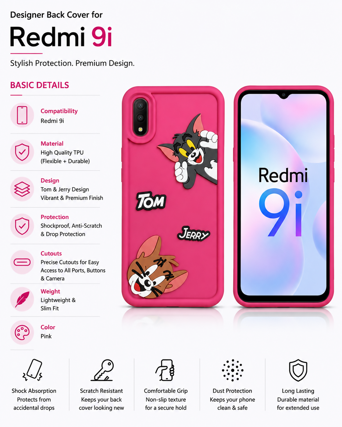 Back Cover Redmi 9i /9a