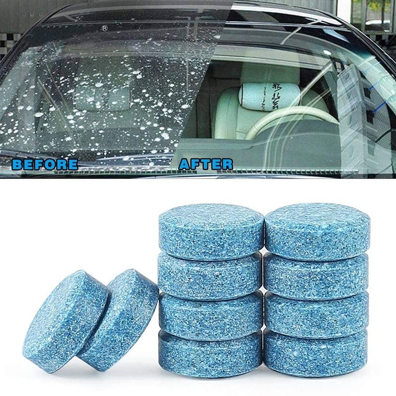 Car Windshield Glass Cleaner Tablets Wash (Pack of 10)