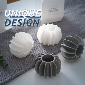 1. Laundry Dryer Ball Set, 10 Pack Reusable Washer Balls, Grey and White