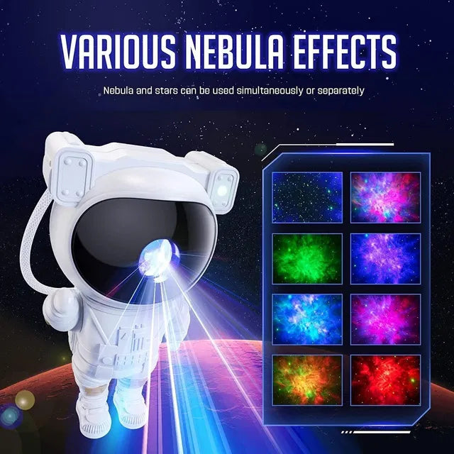Astronaut Galaxy Projector - 360 Magnetic Head Rotation, Remote Control.Astronaut Galaxy Projector with 360° Magnetic Head Rotation & Remote Control | Star Night Light