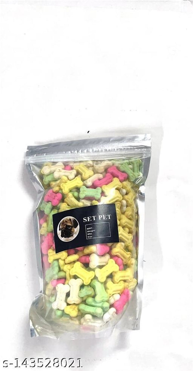 Mix Color Biscuits for Dog (400 g)Mix Color Dog Biscuits 400 g | Crunchy & Tasty Treats for Dogs | Daily Reward Snack