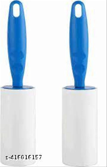 Plastic Lint Remover (White & Blue, Pack of 2)Plastic Lint Remover (White & Blue, Pack of 2) – Reusable Clothes & Pet Hair Remover