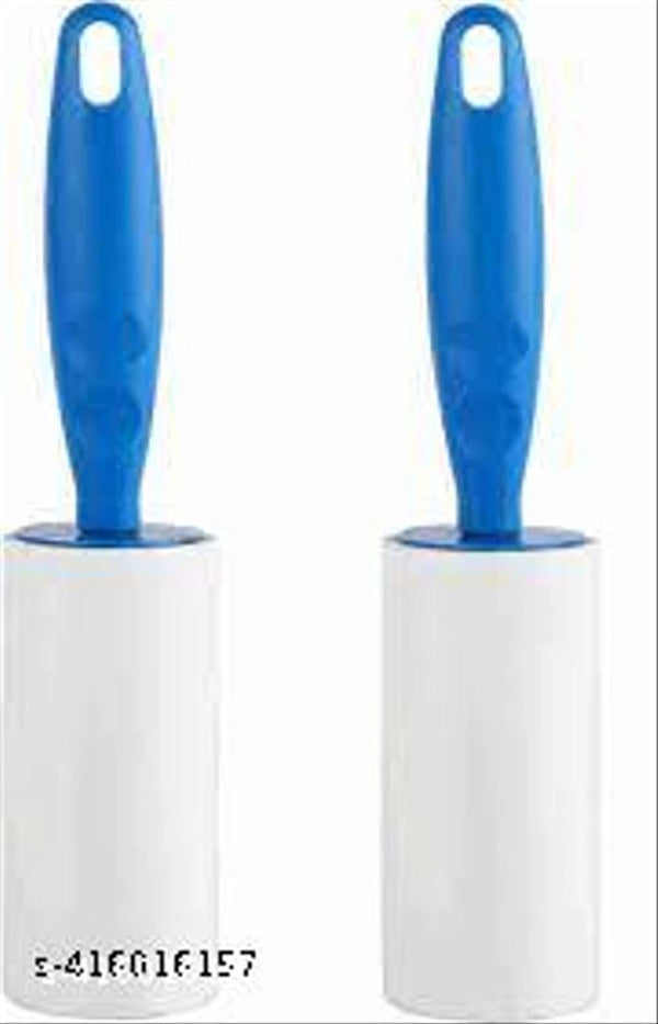 Plastic Lint Remover (White & Blue, Pack of 2)Plastic Lint Remover (White & Blue, Pack of 2) – Reusable Clothes & Pet Hair Remover
