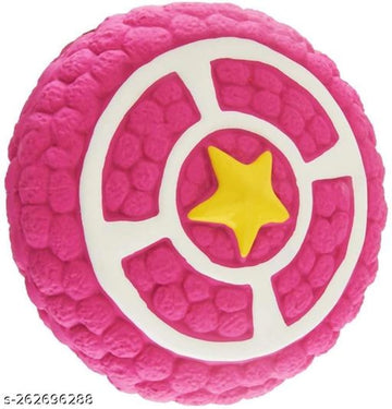 Squeaky Ball Toy for Pet (Multicolor)