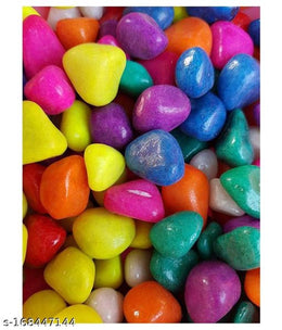 Decoration Pebbles Stones (Multicolor, 1000 g)Decoration Pebbles Stones (Multicolor, 1000 g) – Natural Decorative Stones for Garden & Aquarium