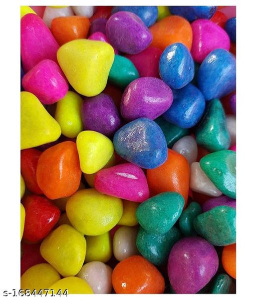 Decoration Pebbles Stones (Multicolor, 1000 g)Decoration Pebbles Stones (Multicolor, 1000 g) – Natural Decorative Stones for Garden & Aquarium