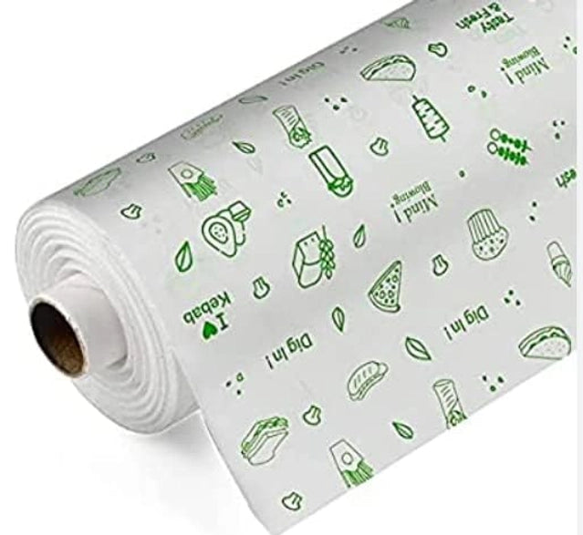 Food Wrapping Butter Paper Roll (500 g)Food Wrapping Butter Paper Roll 500g | Oil Proof Non-Stick Baking & Food Packing Paper | Heat Resistant Food Grade Paper