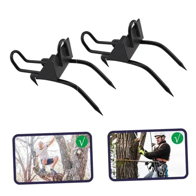 Outdoor Tree-Climbing Anti-Slip Cat Claw Shoes SetOutdoor Tree-Climbing Anti-Slip Cat Claw Shoes Set – Safety Climbing Spikes for Coconut & Palm Tree Climbing