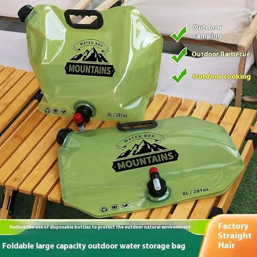 Traveling Water Carrier Supplies Bag and Container.Foldable Travel Water Carrier Bag & Container – Portable Camping & Outdoor Water Storage