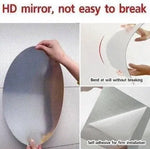 Oval Shape Mirror (Pack of 1)