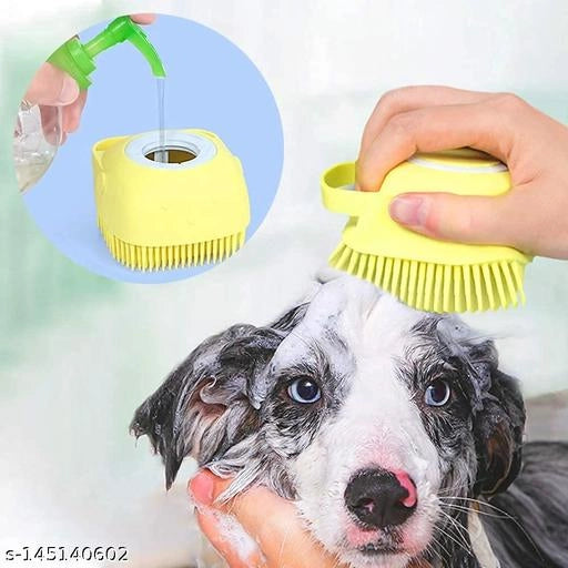 Silicone Bath Scrubber (Multicolor)Silicone Bath Scrubber Multicolor | Soft Body Cleaning Brush | Reusable Exfoliating Bath Scrub for Shower & Daily Use