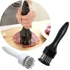 Meat Tenderizer with Stainless Steel Needle Prong Kitchen Tool.Stainless Steel Needle Prong Design