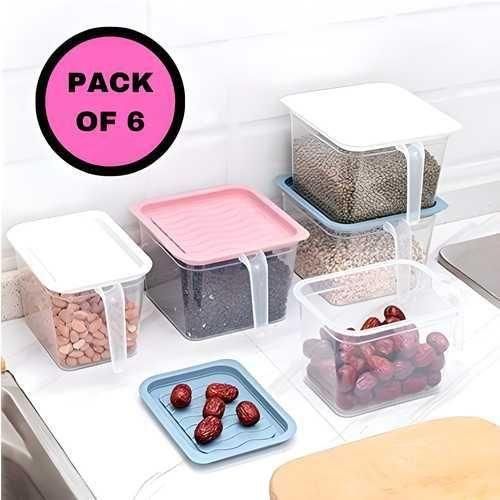 Unbreakable kitchen storage Basket (Pack of 6).Organize your kitchen smartly with unbreakable storage baskets pack of 6. Durable plastic, lightweight, multipurpose baskets for vegetables, fruits & daily storage.