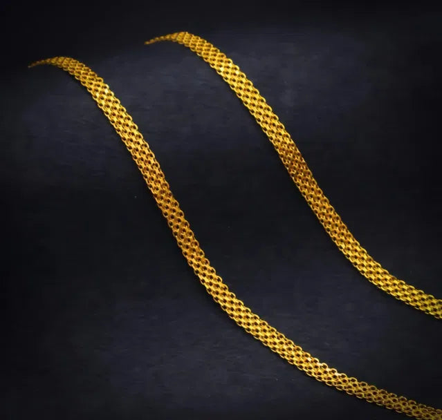 Artificial Gold Chain 24 Inches for Men & Women | Premium Gold Plated Stylish Unisex Necklace for Daily Wear & Gifting Use Now