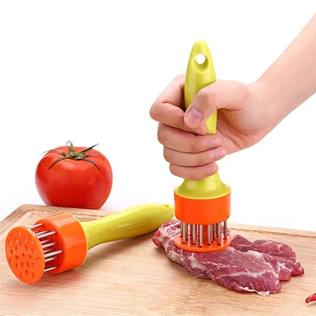 Meat Tenderizer with Stainless Steel Needle Prong Kitchen Tool.Stainless Steel Needle Prong Design