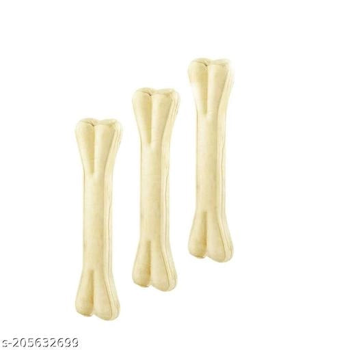 Rawhide Bone Treat for Pet (Pack of 3).Rawhide Bone Treat for Pets (Pack of 3) | Long-Lasting Chew for Dental Care & Training