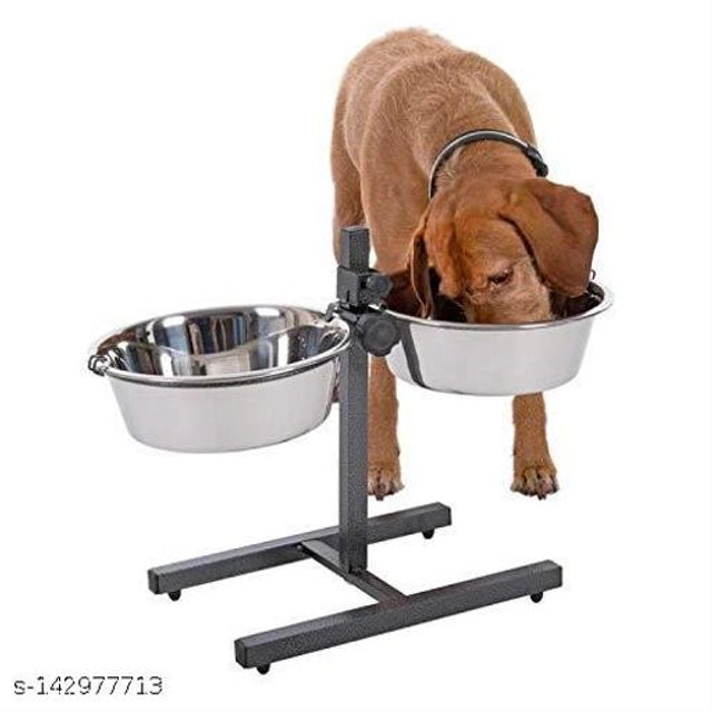 Stainless Steel Feeding Bowls for Pet (Multicolor, L)Stainless Steel Feeding Bowls For Dogs & Cats (Multicolor, L) | Large Rust Proof Pet Food & Water Bowl