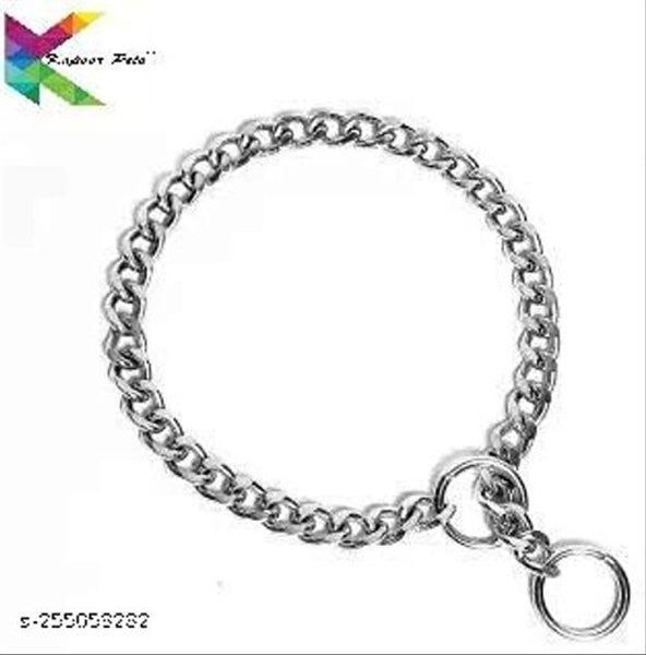 Neck Coller Diamond Cut Choker Chain for Pet (Multicolor, 24 inches)Neck Collar Diamond Cut Choker Chain for Pet Multicolor (24 Inches) | Stylish Metal Chain Collar for Dogs | Strong & Durable Pet Choker