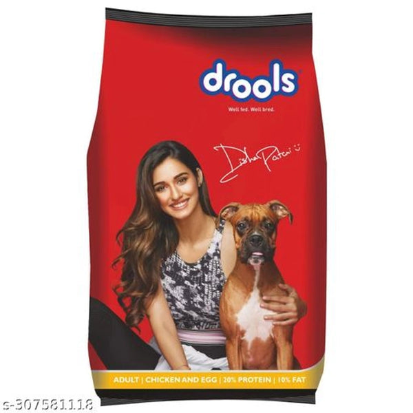 Drools 雞肉雞蛋成犬糧（1200克）Drools 雞蛋成犬糧（1.2公斤）－為強壯健康的狗狗提供全面營養