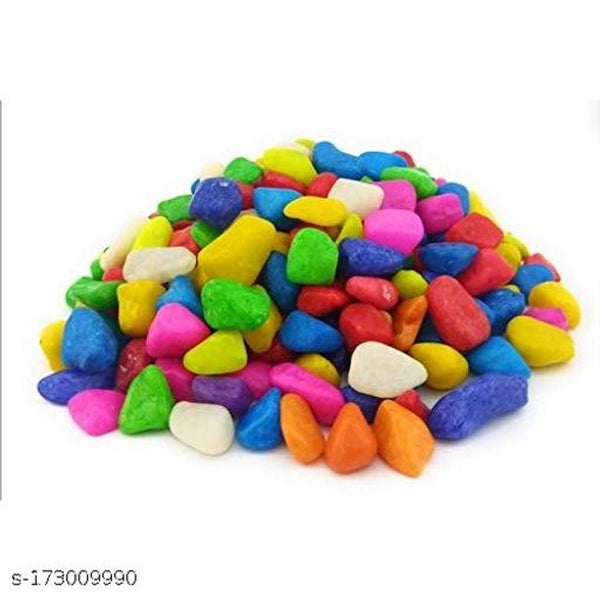 Decoration Pebbles Stones (Multicolor, 1000 g).Decoration Pebbles Stones | Natural Decorative Stones for Home & Garden | Multicolor | 1000 g (1 Kg)