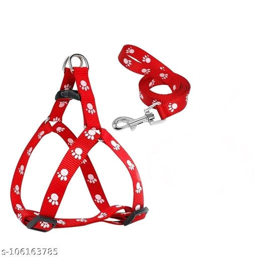Nylon Harness for Dog (Multicolor).Nylon Harness For Dog (Multicolor) | Adjustable & Durable Dog Body Harness | Comfortable Walking Harness For Dogs
