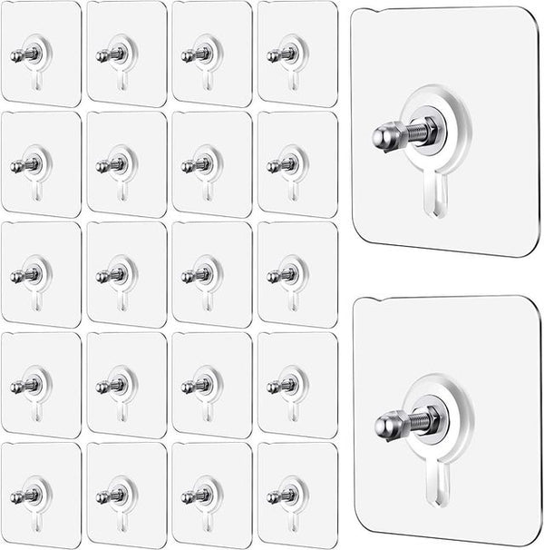 Wall Mount Screw Hooks for Kitchen Bathroom Bedroom Living Room 30 Pcs.Wall Mount Screw Hooks (30 Pcs) – Heavy Duty Multipurpose Hanging Hooks for Kitchen, Bathroom, Bedroom & Living Room