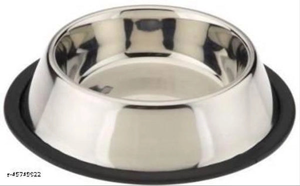 Stainless Steel Feeding Bowl for Pet (Multicolor, 150 ml)Stainless Steel Feeding Bowl for Pet Multicolor (150 ml) | Compact Food & Water Bowl for Dogs & Cats | Hygienic & Easy to Clean Pet Bowl