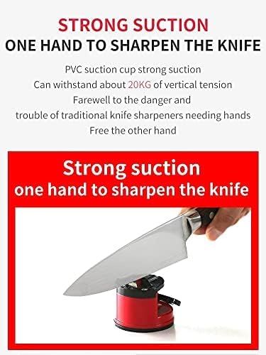 Manual Kitchen Knife Sharpener for Sharpening Stainless Steel Tools.Restore Sharpness in Seconds.