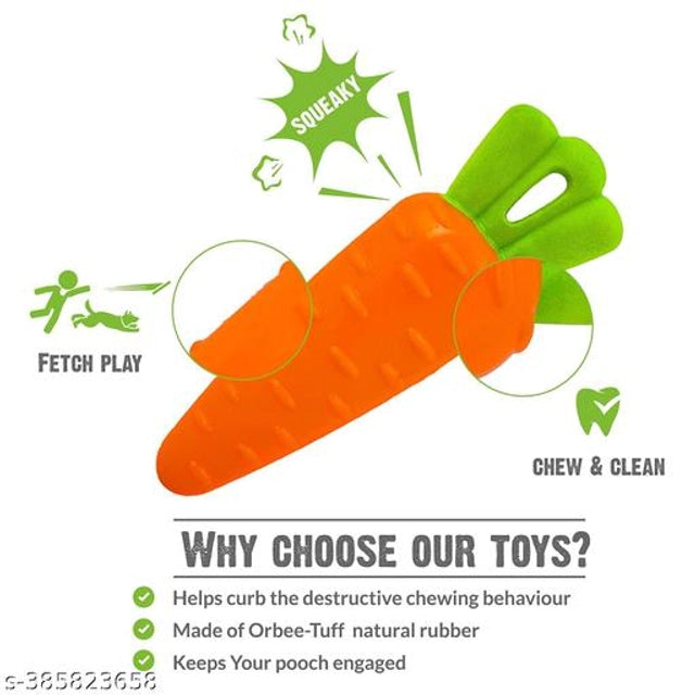 Silicone Squeaky Toy for Pet (Multicolor)Silicone Squeaky Toy For Dogs & Cats (Multicolor) | Durable Interactive Chew & Play Pet Toy