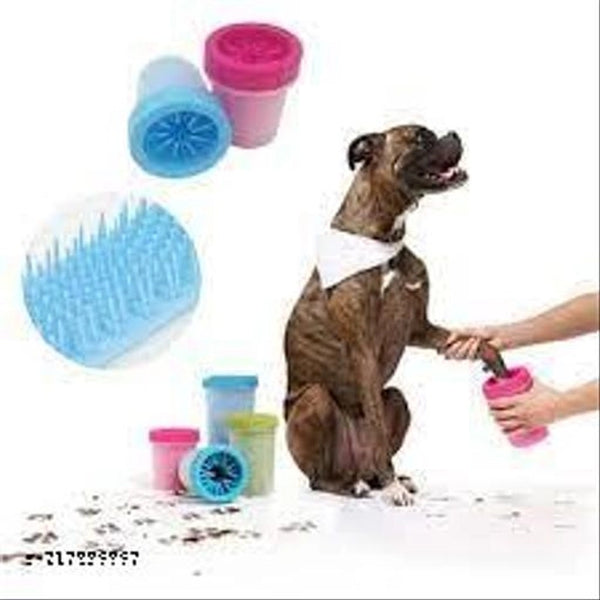 Foot Washer for Cat & Dog (Multicolor, S)Foot Washer for Cat & Dog Multicolor (Size S) | Easy Paw Cleaning Cup for Pets | Portable Paw Washer for Small Pets