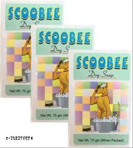 Scoobee 三合一寵物專用香皂（225 毫升，3 瓶裝）| 防蜱、防跳蚤和殺菌