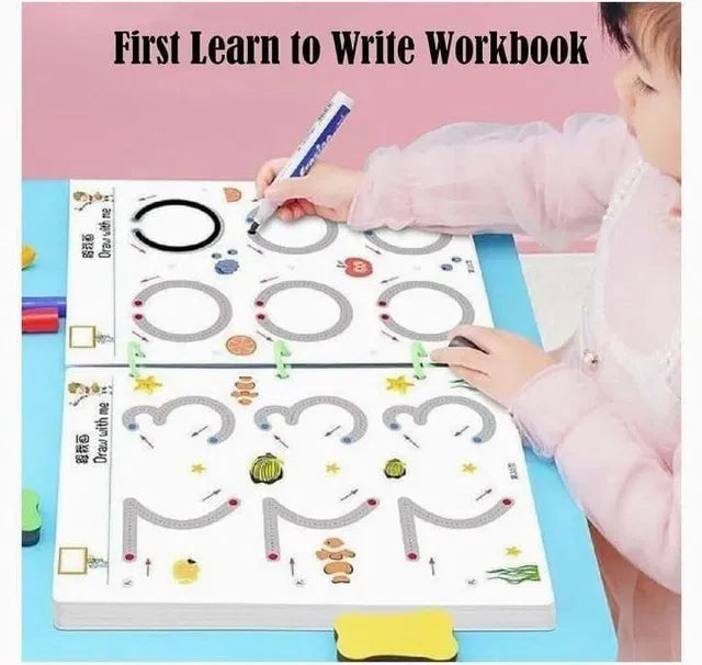 Pen Control Training Exercise Hand Control Book for Kids – Improve Writing Skills, Fine Motor Practice & Handwriting Development