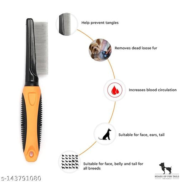 Stainless Steel Flea Comb (Multicolor)