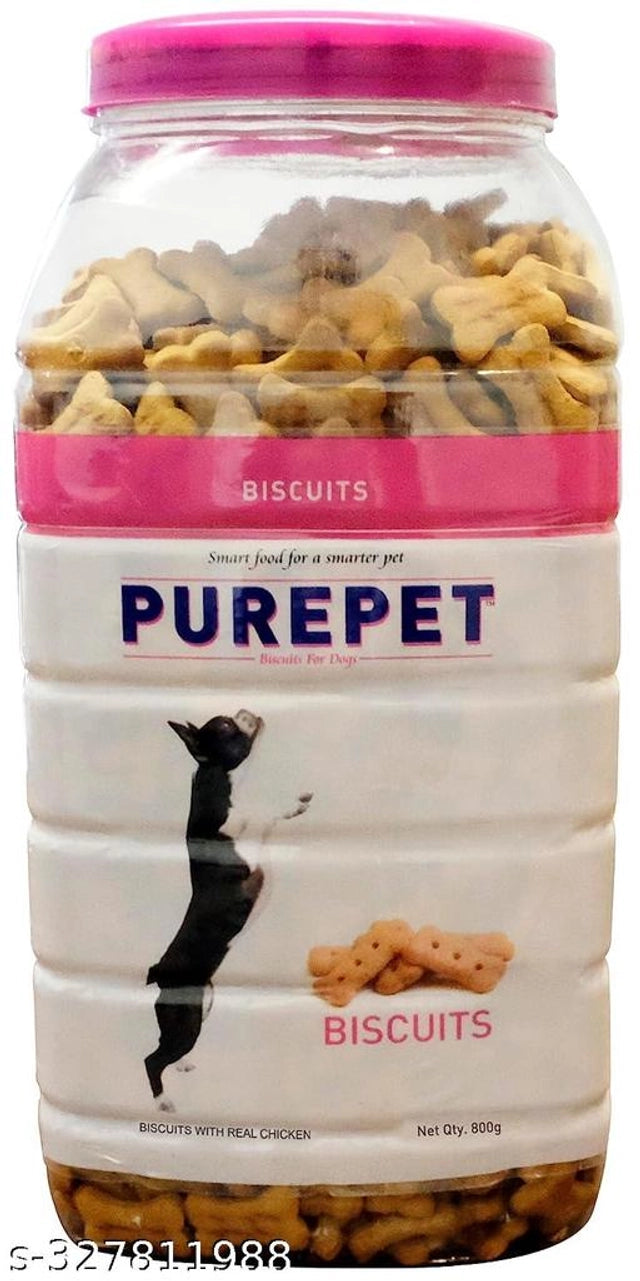 Purepet Mutton Flavour Biscuit (800 g)Purepet Mutton Flavour Dog Biscuits (800 g) – Crunchy & Nutritious Dog Treats