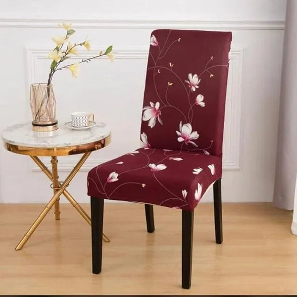 Floral Printed Dining Chair Covers Set of 2.Stretchable Slipcovers for Dining Room (2 Pack).Decorative & Protective Seat Covers