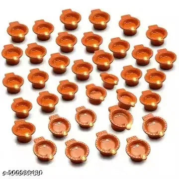 Water Sensor Diya for Home Decoration Floating Led Light Diya (Pack of 18)Water Sensor Floating LED Diya Lights (Pack of 18) – Automatic Decorative Diyas for Home & Festive Decor
