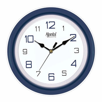 Designer Wall Clock (White)Designer Wall Clock (White) | Modern Silent Non-Ticking Wall Clock for Living Room, Bedroom & Office Decor
