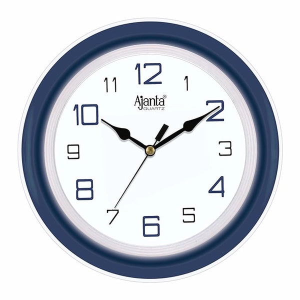 Designer Wall Clock (White)Designer Wall Clock (White) | Modern Silent Non-Ticking Wall Clock for Living Room, Bedroom & Office Decor