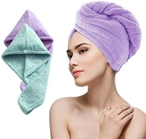 Ultra-Soft Coral Fleece Hair Drying Cap with Cloud Texture.Ultra-Soft Coral Fleece Hair Drying Cap with Cloud Texture – Super Absorbent Quick Dry Hair Wrap Towel