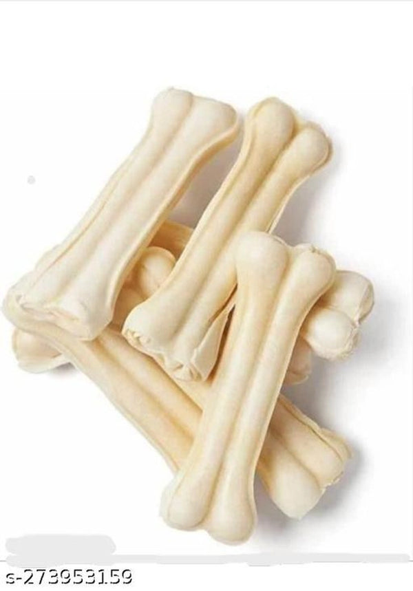 Rawhide Bone Treat for Dog (White, 6 inches) (500 g)Rawhide Bone Dog Treat 6 Inch (500g) – Long Lasting Dental Chew for Strong Teeth & Healthy Gums