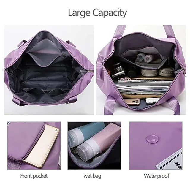 Water proof foldabe travel duffel bag.Waterproof Foldable Travel Duffel Bag – Lightweight & Expandable