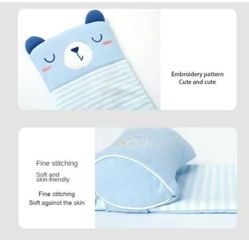 Baby Shaping Head Support Pillow - Assorted ColourBaby Head Protection Pillow – Soft & Breathable Support Cushion