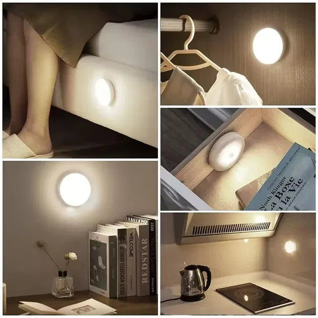Motion Sensor Light for Home with USB Charging Wireless LED Night Light ( Pack of 2).Motion Sensor Light for Home | USB Rechargeable Wireless LED Night Light (Pack of 2)